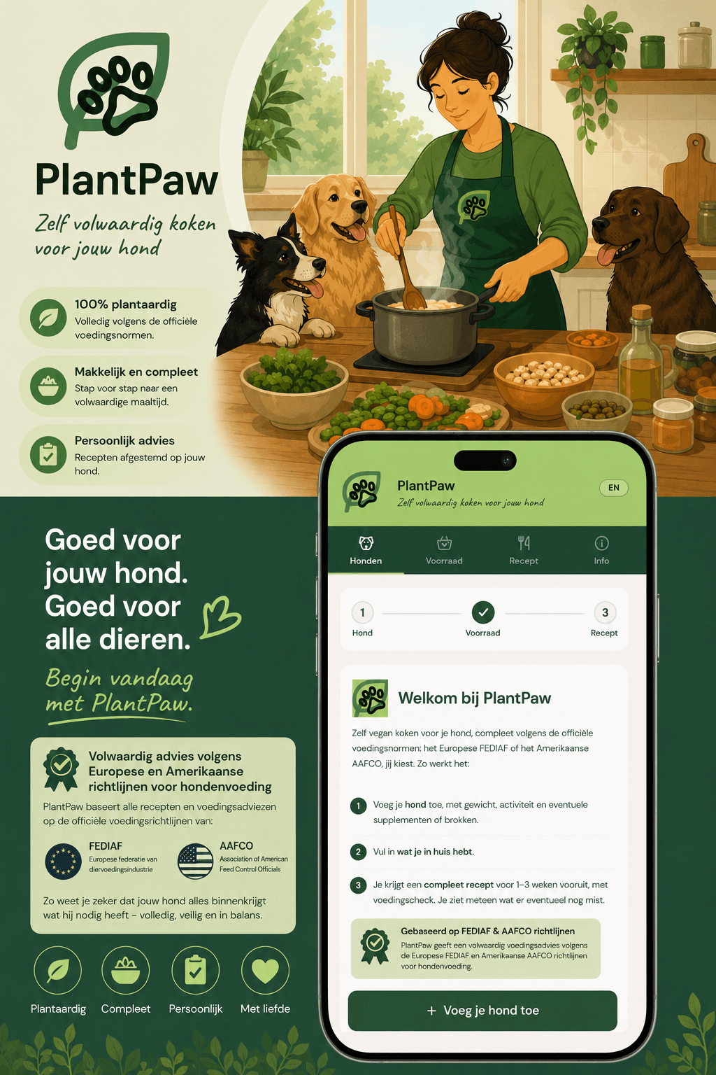 PlantPaw: plantaardig koken voor je hond